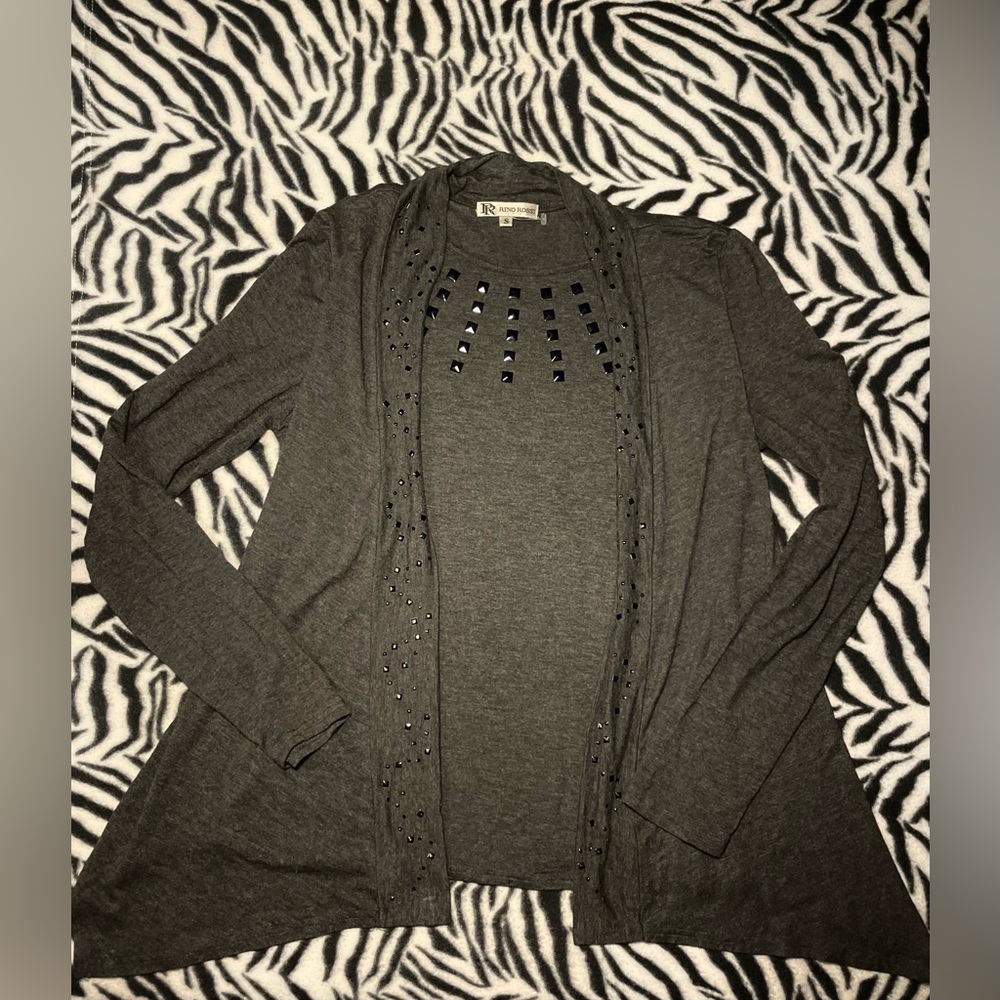 Studded two in one long sleeve